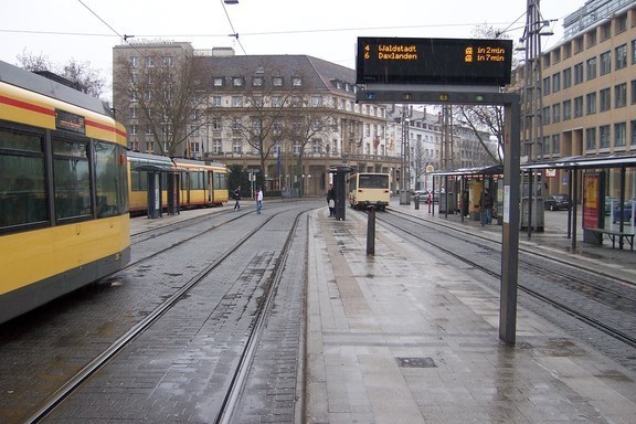 Picture of Karlsruhe in the rain.